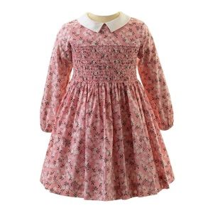 NWT Rachel Riley Blossom Smocked Dress